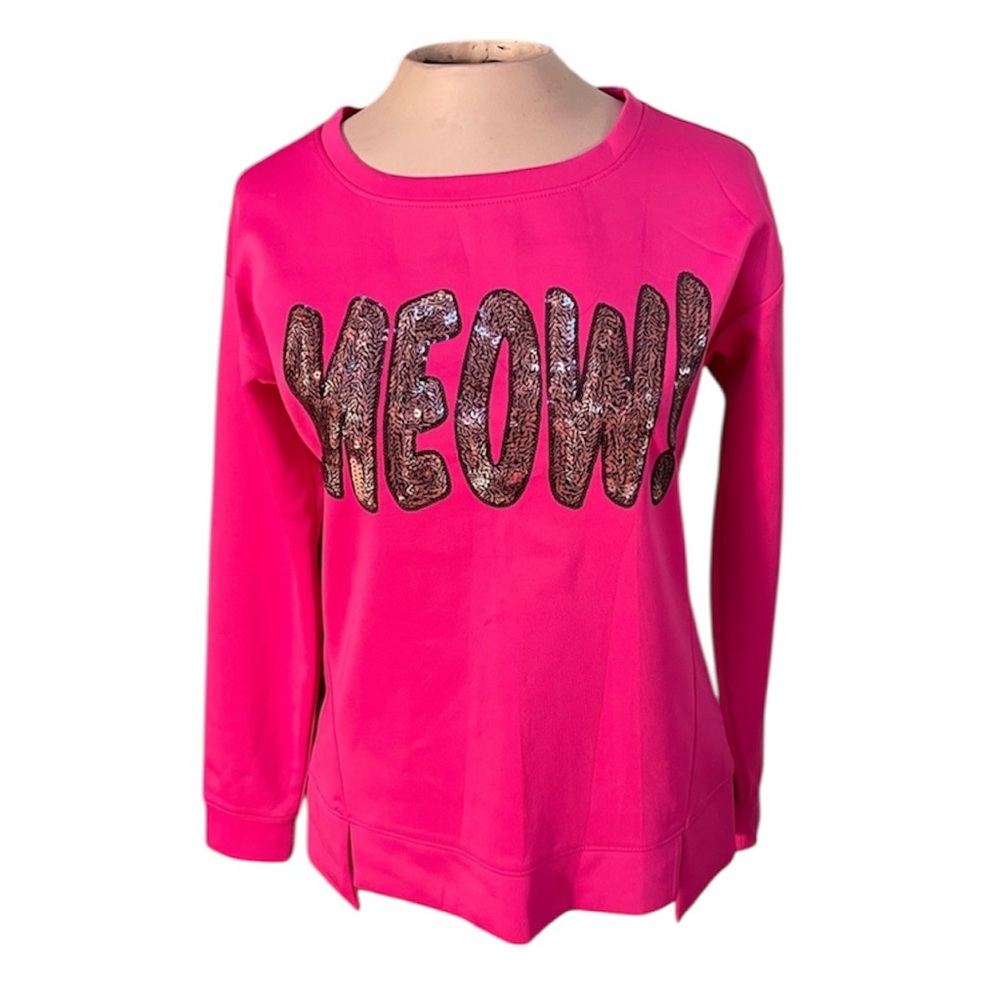 Women's Juicy Couture Pink Meow Sweatshirt
